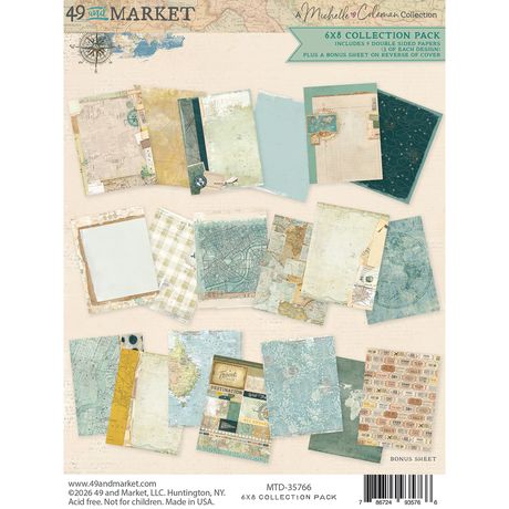 49 & Market - Travel Diaries - 6x8 Paper Pack