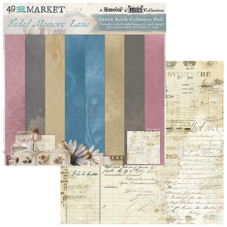 49 & Market - Faded Memory Lane - 12x12 Solids Pack