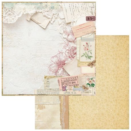 49 & Market - From the Garden - 12x12 Single Sheets / Rosewater