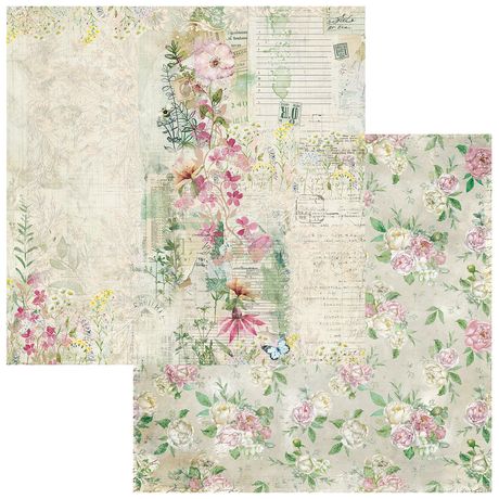 49 & Market - From the Garden - 12x12 Single Sheets / Foxglove
