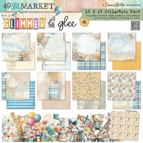 49 & Market - Glimmer and Glee - 12x12 Collection Pack