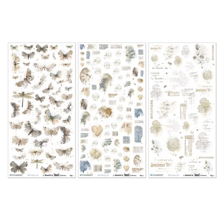 49 & Market - Faded Memory Lane - Blendable Rub On Transfer Set