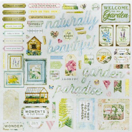 49 & Market - From the Garden - Chipboard Set