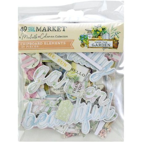49 & Market - From the Garden - Chipboard Set