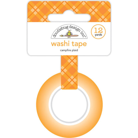 Doodlebug - Sweet & Spooky Collection - Washi Tape / Campfire Plaid  - 7451