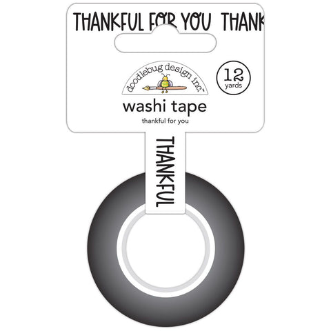 Doodlebug - Farmers Market Collection - Washi Tape - Thankful For You / 7794