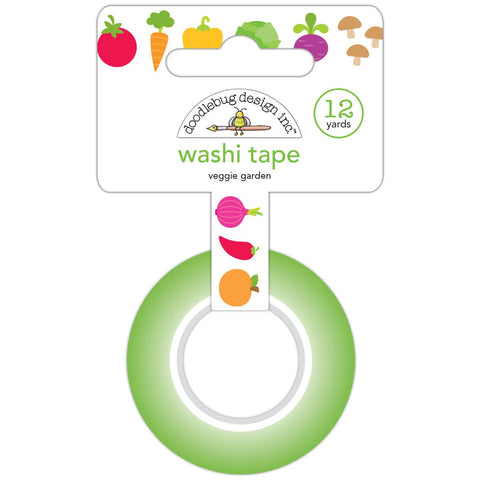 Doodlebug - Farmers Market Collection - Washi Tape - Veggie Garden / 7795