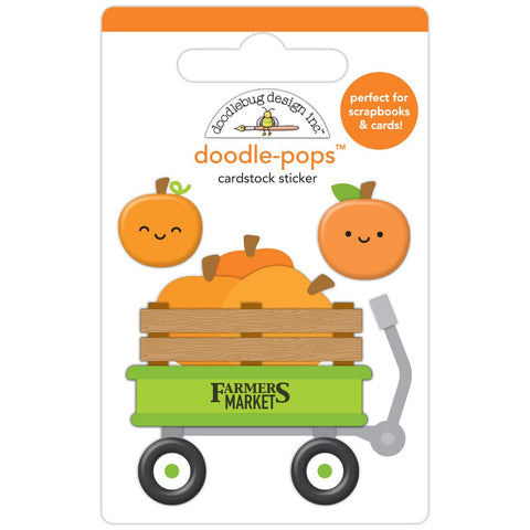 Doodlebug - Farmers Market Collection - Doodle-Pops - Pumpkin Patch / 7804