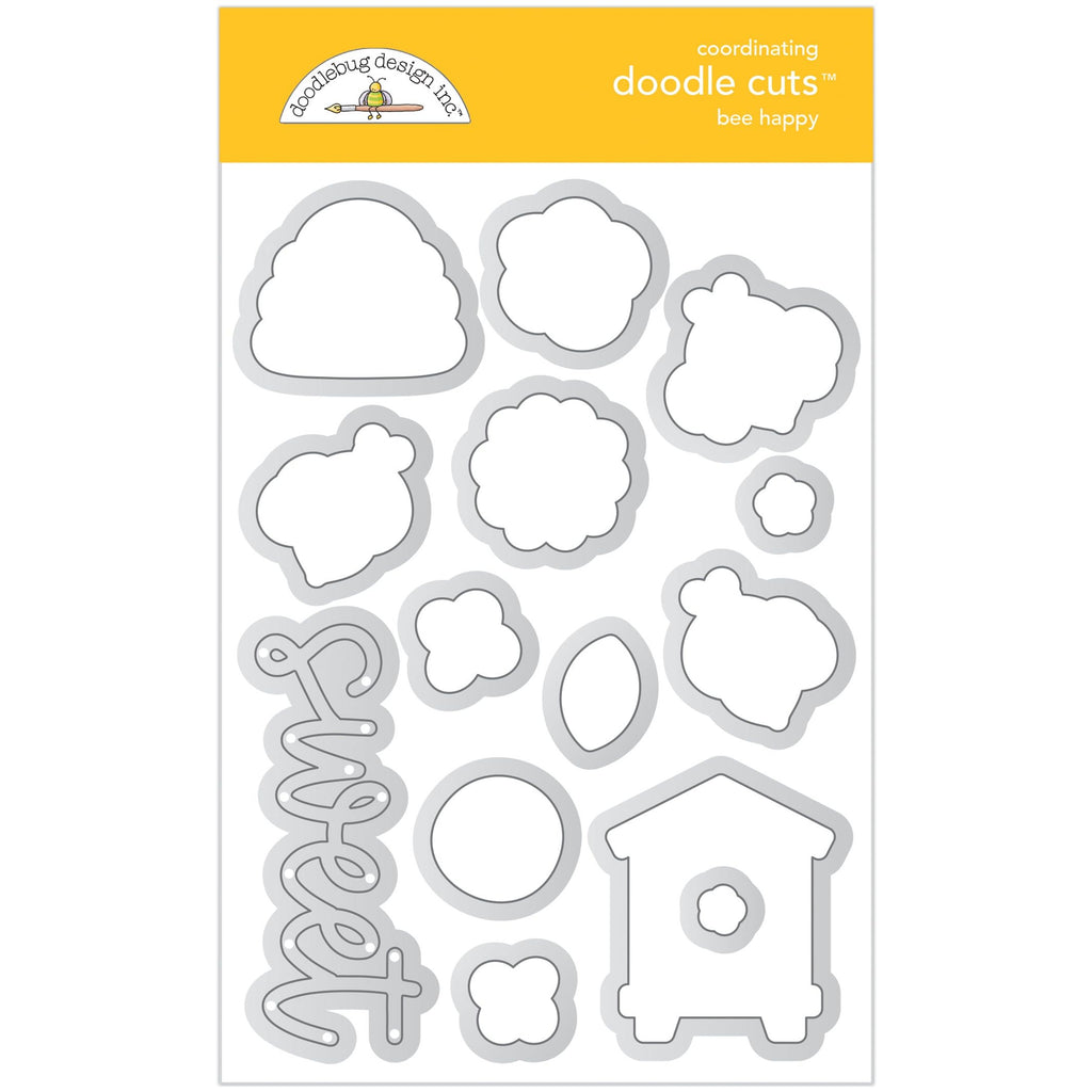 Doodlebug - Farmers Market Collection - Doodle Cuts - Bee Happy / 7812