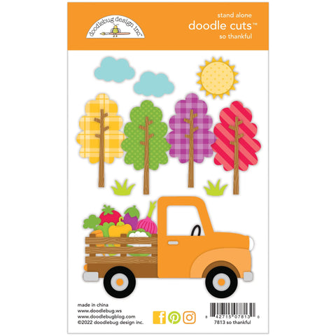 Doodlebug - Farmers Market Collection - Doodle Cuts - So Thankful / 7813