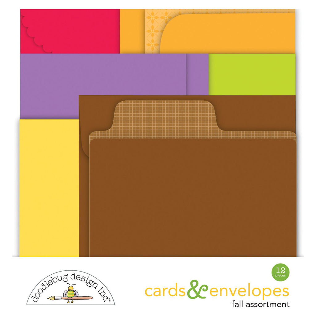 Doodlebug - Farmers Market Collection - Fall assortment cards & envelopes / 7819