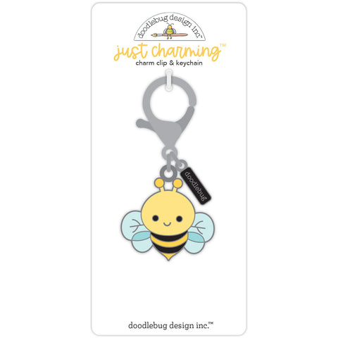 Doodlebug - Farmers Market Collection - Just Charming Clip - Bee Happy / 7840
