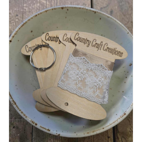 Country Craft Paper Pantry™  Wooden Spool Organizers / 6 in a set