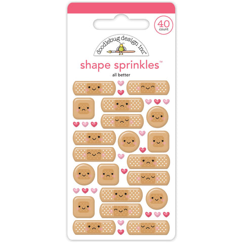 Doodlebug - Happy Healing Collection - Shape Sprinkles - All Better / 8009