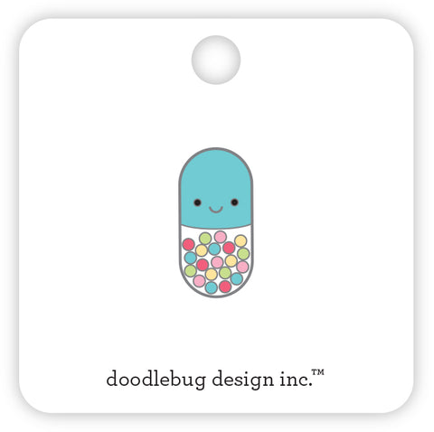 Doodlebug - Happy Healing Collection - Collectible Pins - Happy Pill / 8020
