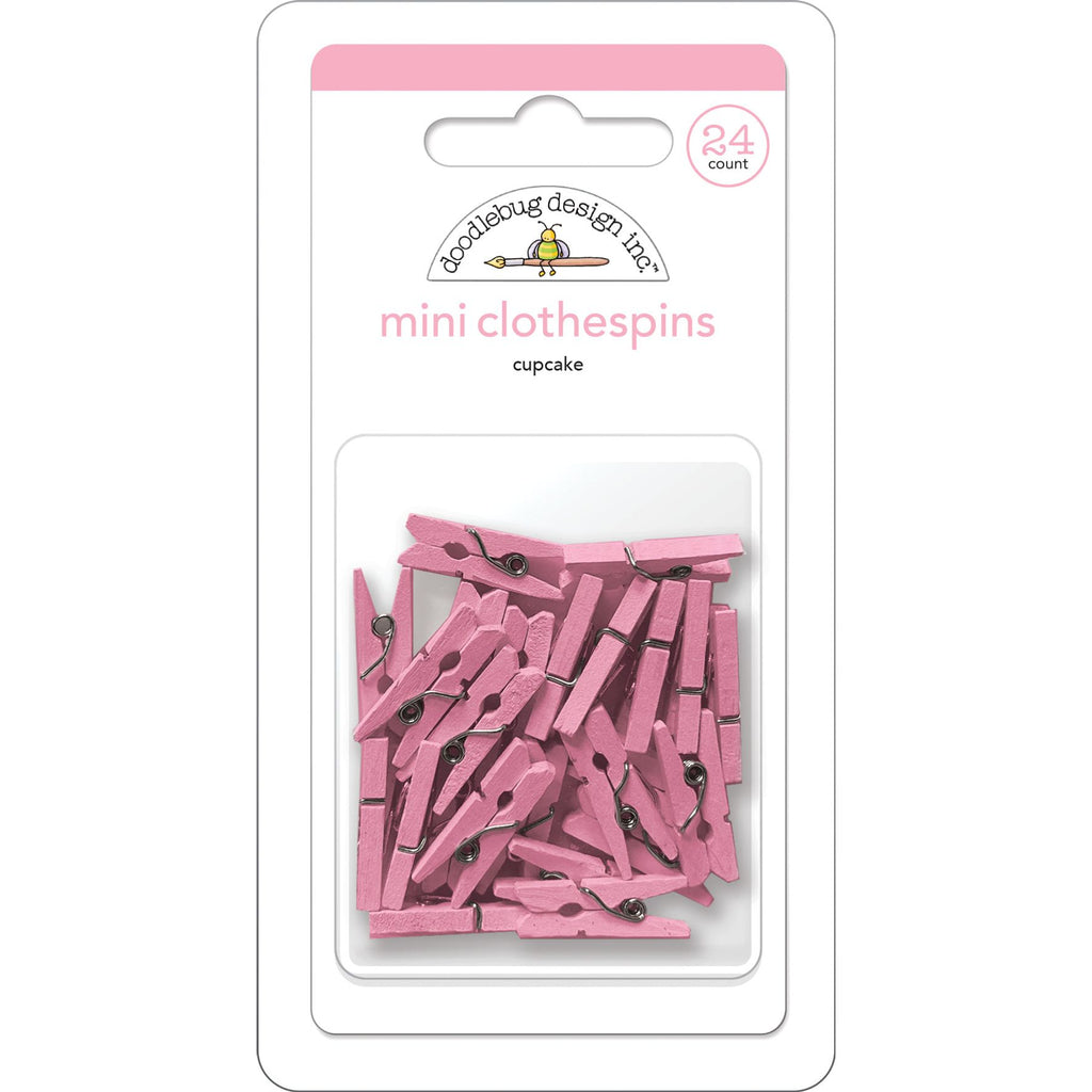 Doodlebug - Mini Clothespins - Cupcake - 8132 (Preorder - Arriving September 1, 2023)