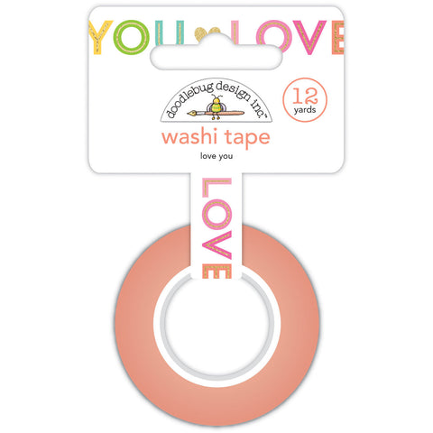 Doodlebug - Hello Again Collection - Washi Tape - Love You / 8155