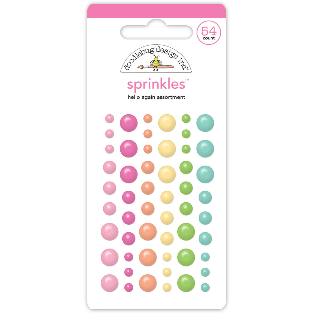 Doodlebug - Hello Again Collection - Sprinkles - Assortment / 8156