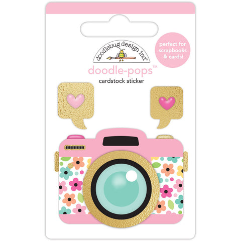 Doodlebug - Hello Again Collection - Doodle-Pops - Pretty Picture / 8165