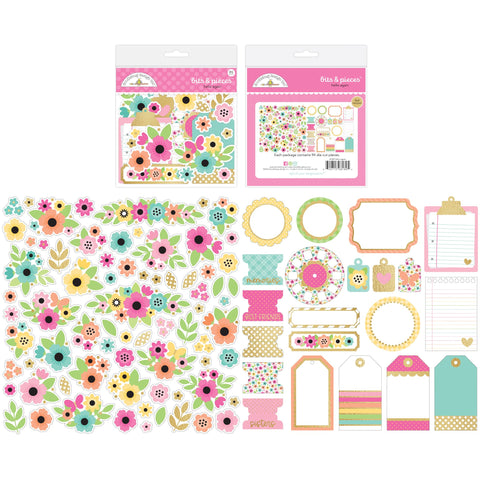 Doodlebug - Hello Again Collection - Bits & Pieces / 8189