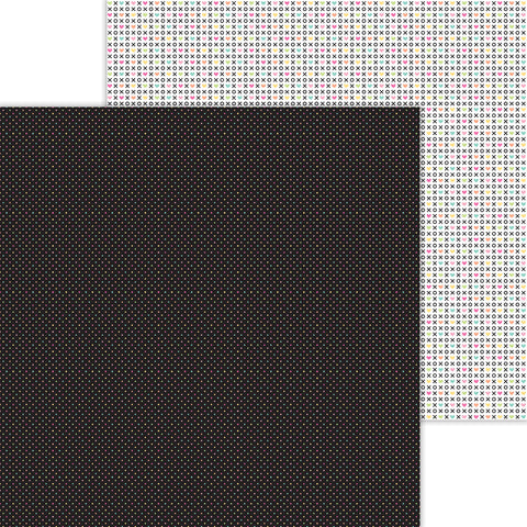 Doodlebug - Hello Again - 12x12 Single Sheets - Dainty Dots / 8202