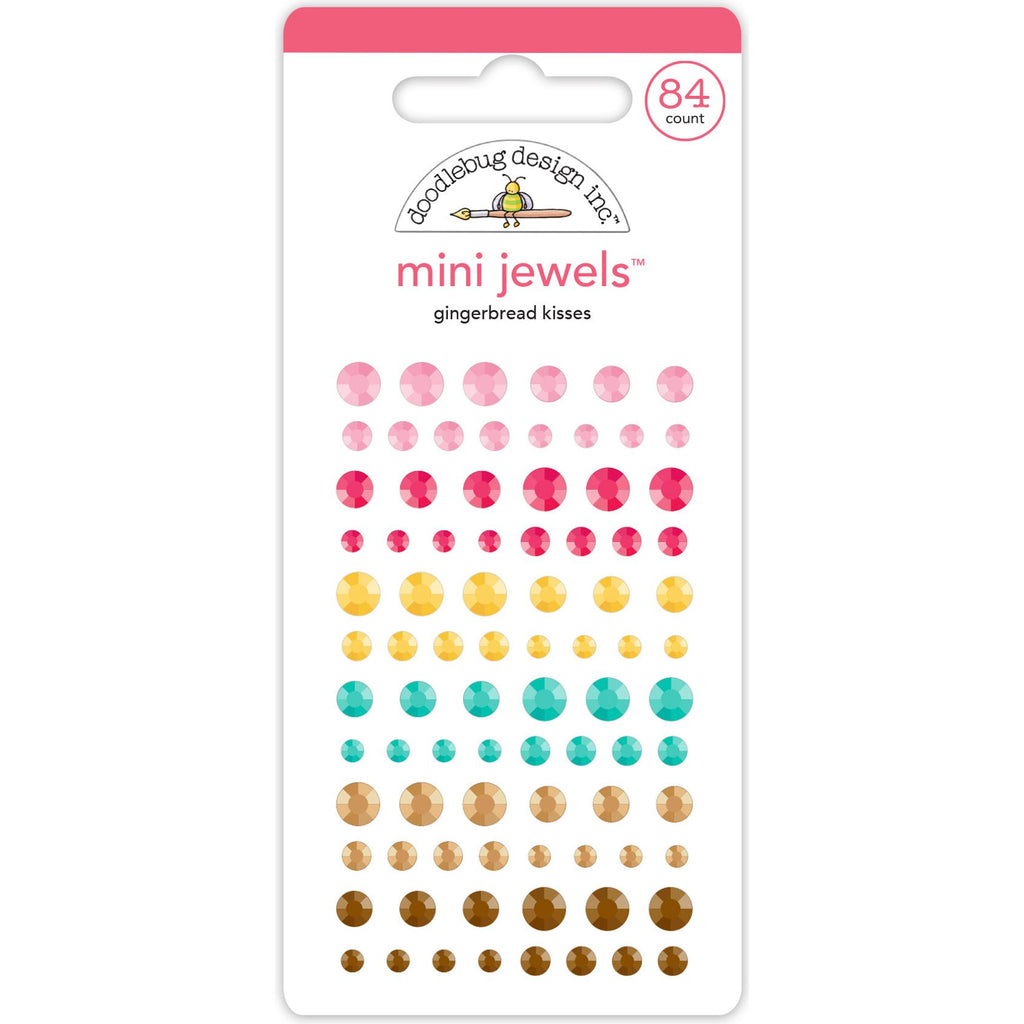 Doodlebug - Gingerbread Kisses Collection - Mini Jewels / Gingerbread Kisses - 8226
