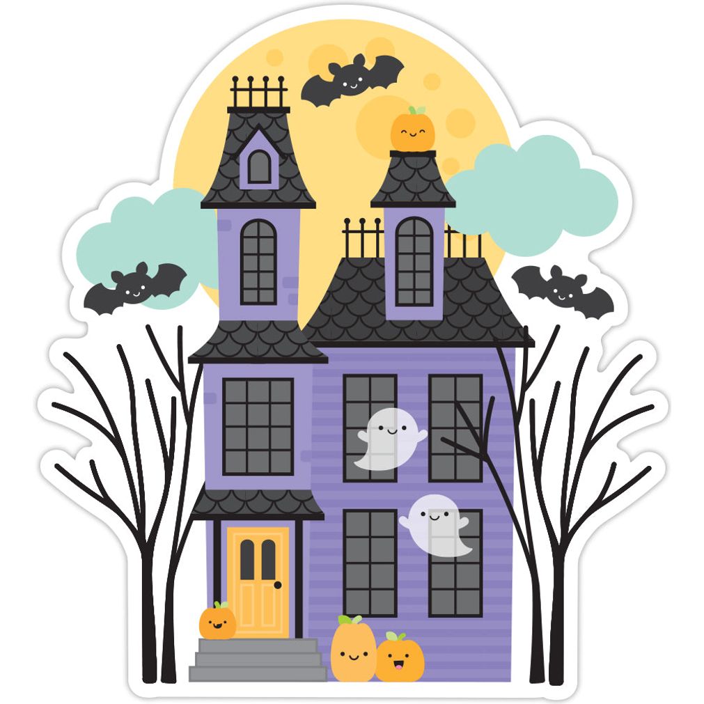 Doodlebug - Sweet & Spooky Collection - Sticker Doodles / Haunted Manor - 8251