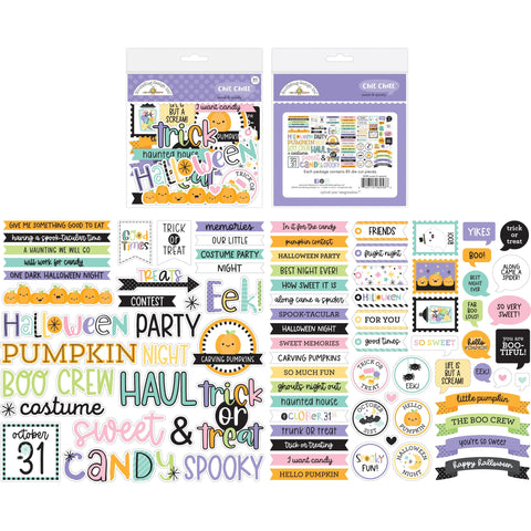 Doodlebug - Sweet & Spooky Collection - Chit Chat - 8258