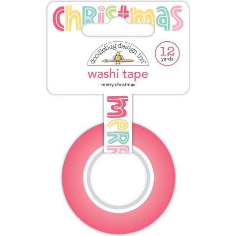 Doodlebug - Gingerbread Kisses Collection - Washi Tape / Merry Christmas - 8283
