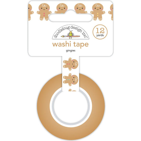 Doodlebug - Gingerbread Kisses Collection - Washi Tape / Gingies - 8284