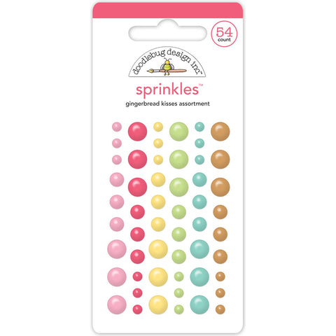 Doodlebug - Gingerbread Kisses Collection - Sprinkles / Gingerbread Kisses Assortment - 8285