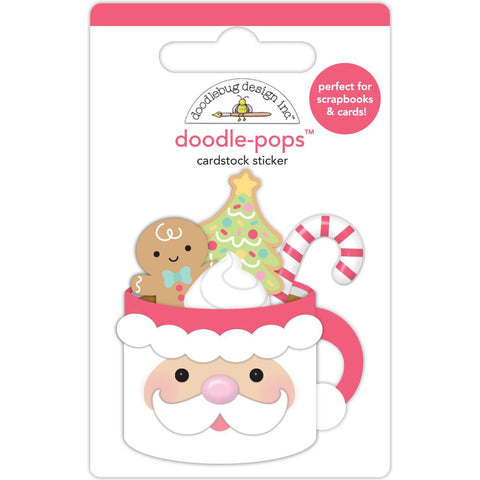 Doodlebug - Gingerbread Kisses Collection - Doodle Pops / Christmas Cocoa - 8293