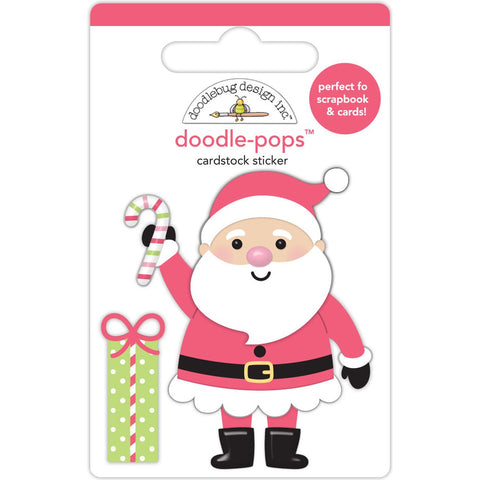 Doodlebug - Gingerbread Kisses Collection - Doodle Pops / Hello Santa - 8294