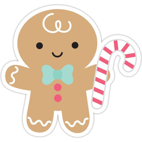 Doodlebug - Gingerbread Kisses Collection - Sticker Doodles / Gingie - 8307