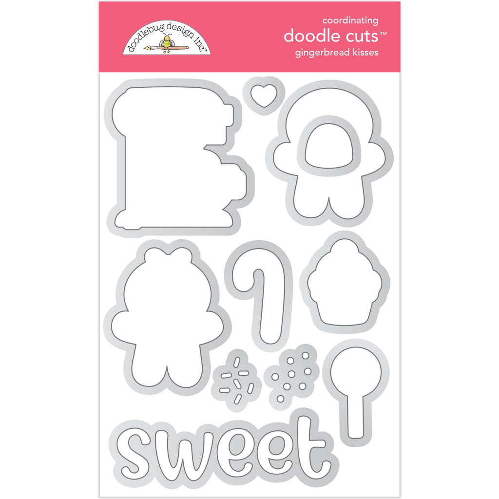 Doodlebug - Gingerbread Kisses Collection - Doodle Cuts 8309