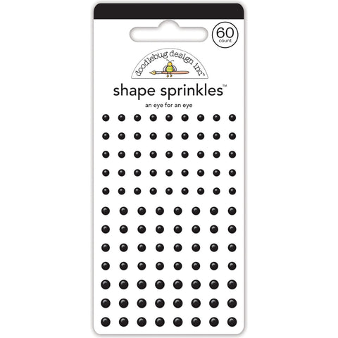 Doodlebug - Sweet & Spooky Collection - Shape Sprinkles / An Eye For An Eye - 8339