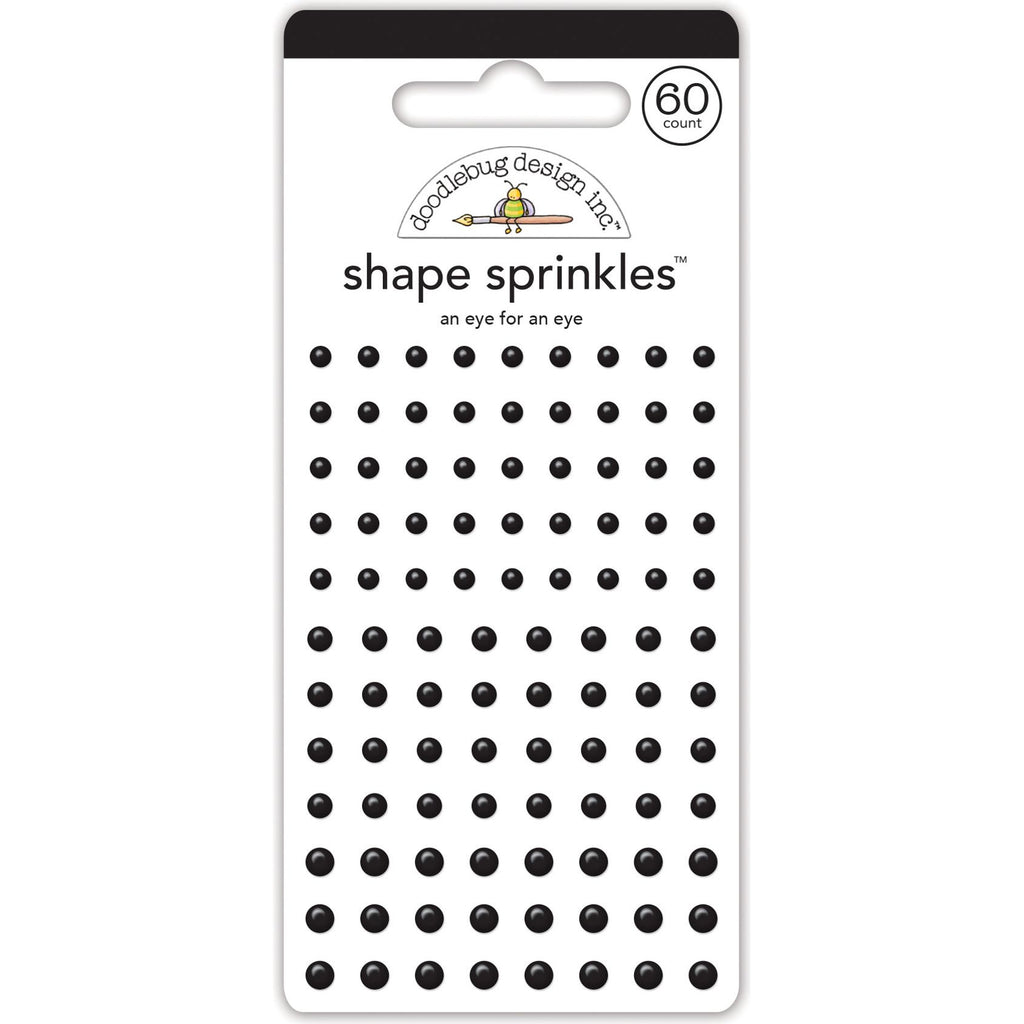Doodlebug - Sweet & Spooky Collection - Shape Sprinkles / An Eye For An Eye - 8339