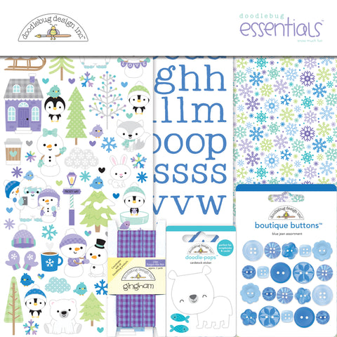 Doodlebug - Snow Much Fun - Essentials Kit / 8394