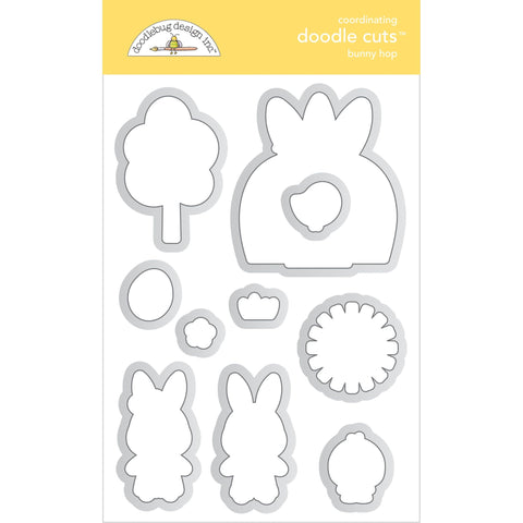 Doodlebug - Bunny Hop Collection - Doodle Cuts - Bunny Hop / 8448