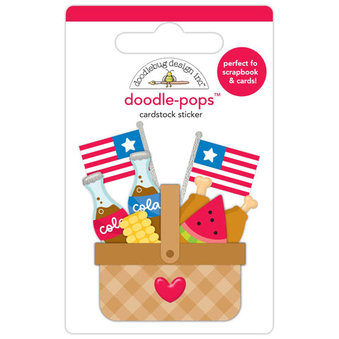 Doodlebug - Hometown USA Collection - Doodle Pops - Picnic Party / 8511