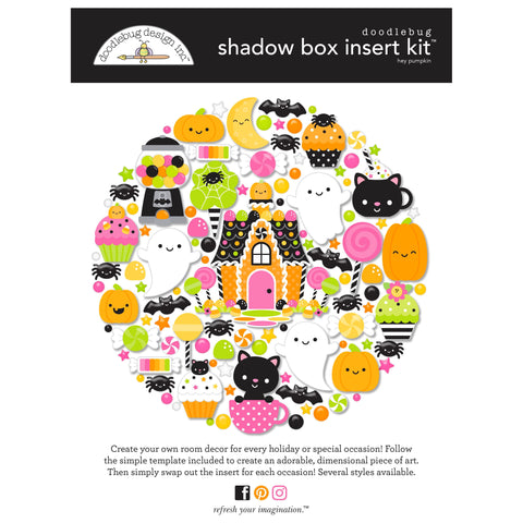 Doodlebug - Hey Pumpkin - Shadow Box Kit / 8610