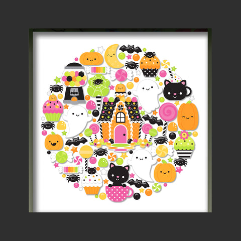 Doodlebug - Hey Pumpkin - Shadow Box Kit / 8610