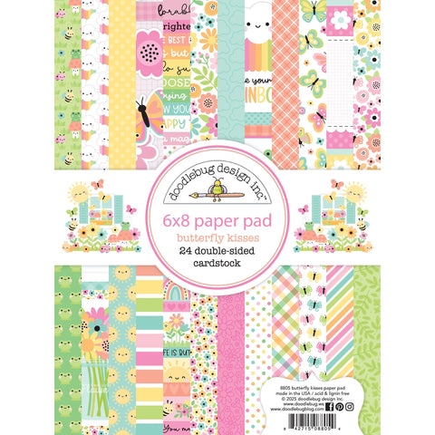 Doodlebug - Butterfly Kisses - 6x8 Paper Pad / 8805