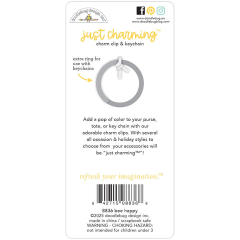 Doodlebug - Bee Happy - Just Charming Clip / 8836