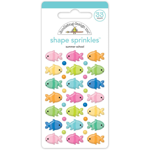 Doodlebug - Summer Fun - Summer School Shape Sprinkles / 8894