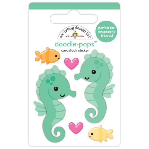 Doodlebug - Summer Fun - Sam & Sally Seahorse Doodle-Pops / 8901
