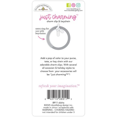 Doodlebug - Summer Fun - Aloha Just Charming Clip / 8911