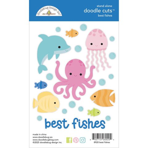 Doodlebug - Summer Fun - Best Fishes Doodle Cuts / 8920