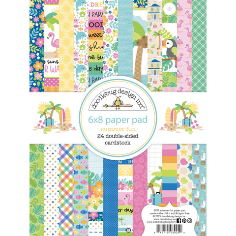 Doodlebug - Summer Fun - 6x8 Paper Pad / 8925