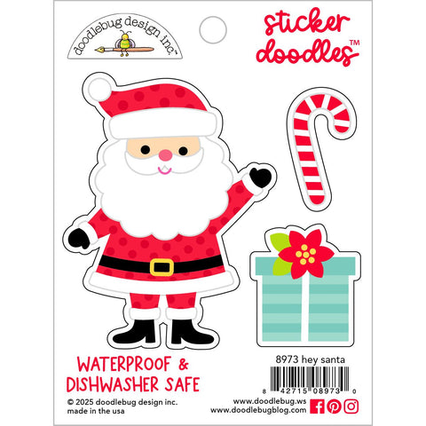 Doodlebug - Oh What fun - Hey Santa Sticker Doodles / 8973